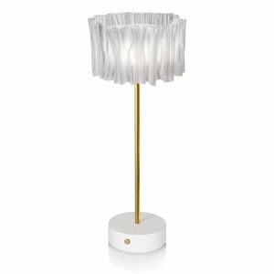 Lampe Slamp Accordéon lampe de table sans fil - Lampe design moderne italien