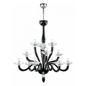 De Majo Tradizione 8000 Murano glass chandelier italian designer modern lamp