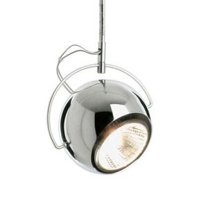 Fabbian Beluga Steel hanging lamp italian designer modern lamp