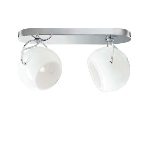 Lampe Fabbian Beluga White mur/plafond 2-3 lumières - Lampe design moderne italien
