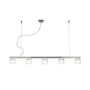 Lampe Fabbian Cubetto suspension 5 lumières - Lampe design moderne italien