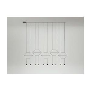 Lampe Vibia Wireflow suspension luminaire linéaire - Lampe design moderne italien