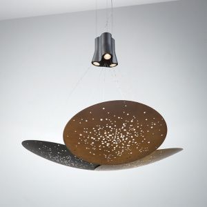 Fabbian Lens multipla pendant lamp italian designer modern lamp