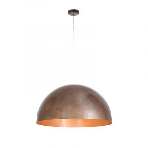 Fabbian Oru copper pendant light italian designer modern lamp