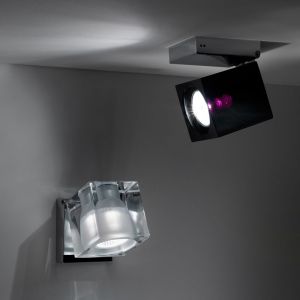 Lampe Fabbian Cubetto mur/plafond orientable - Lampe design moderne italien