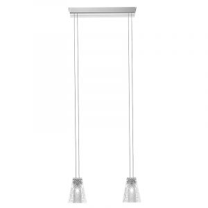 Lampe Fabbian Vicky suspension 2 lumières - Lampe design moderne italien