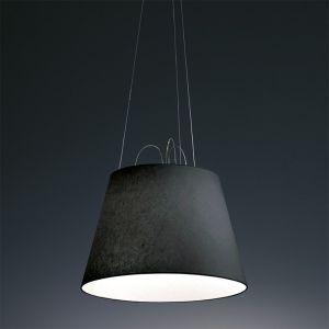 Artemide Tolomeo Mega Black suspension lamp italian designer modern lamp