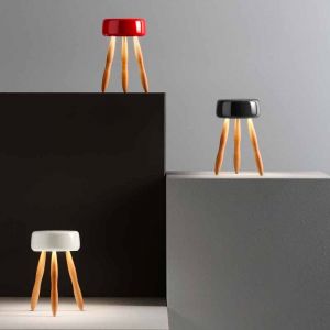 Lampe Olev Drum lampe de table portable - Lampe design moderne italien