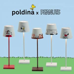 Lampada Poldina x Peanuts lampada da tavolo portatile design Ailati Lights scontata