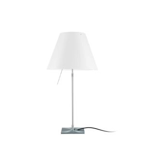 Luceplan Costanza table lamp with dimmer and telescopic stem italian designer modern lamp