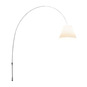 Luceplan Lady Costanza wall lamp with switch and telescopic stem italian designer modern lamp