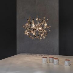 Terzani Argent small chandelier italian designer modern lamp