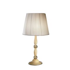 Lampada 9001 lampada da tavolo classica con paralume design De Majo Tradizione scontata