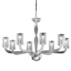 De Majo Tradizione Glacè suspension chandelier italian designer modern lamp