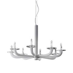 Lampe De Majo Tradizione Natural, lampadaire classique à suspension - Lampe design moderne italien
