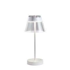 Lampada Diaphanès lampada da tavolo portatile design De Majo scontata