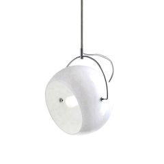 Fabbian Beluga White hanging lamp italian designer modern lamp