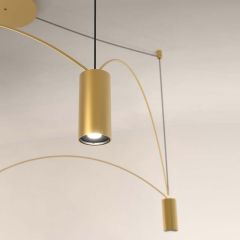 Fabbian Dome Rectangular pendant lamp italian designer modern lamp