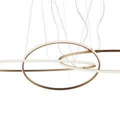 Fabbian Olympic multipla pendant lamp High Power 2700k italian designer modern lamp