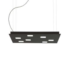Fabbian Quarter hanging lamp LED italian designer modern lamp