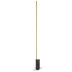 Lampe  Hilow line lampadaire avec base noire - Lampe design moderne italien