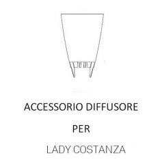 Lampada Lady Costanza accessorio diffusore design Luceplan scontata