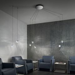 Lampe Fabbian Tripla systèmes d'éclairage Led - Lampe design moderne italien