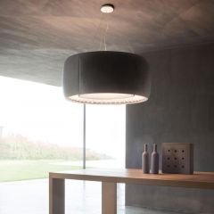 Lampada Silenzio LED sospensione fonoassorbente design Luceplan scontata