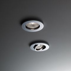 Fabbian Venere low round recessed spot italian designer modern lamp