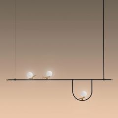 Artemide Yanzi hanging lamp 3 spot italian designer modern lamp