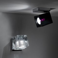 Lampada Cubetto parete/soffitto orientabile design Fabbian scontata