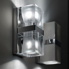 Fabbian Cubetto double wall lamp italian designer modern lamp