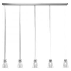 Lampe Fabbian Vicky suspension 5 lumières - Lampe design moderne italien
