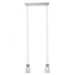 Lampe Fabbian Vicky suspension 2 lumières - Lampe design moderne italien