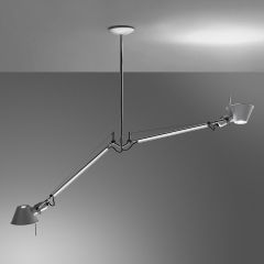 Lampe Artemide Tolomeo suspension deux bras - Lampe design moderne italien