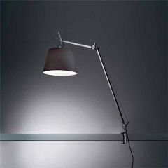 Lampe Artemide Tolomeo Mega Black lampe de table avec étau - Lampe design moderne italien