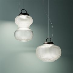 Lampe FontanaArte Kanji LED suspension - Lampe design moderne italien