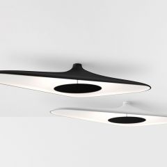 Luceplan Soleil Noir ceiling lamp italian designer modern lamp