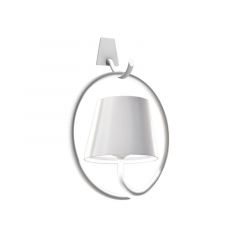 Ailati Lights Poldina wall lamp with hook italian designer modern lamp