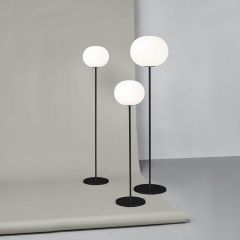 Flos Glo-ball Black floor lamp italian designer modern lamp