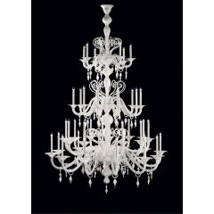 De Majo Tradizione Sara classic three-level chandelier italian designer modern lamp