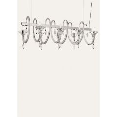 Lampe De Majo Tradizione 8080 suspension linéaire - Lampe design moderne italien