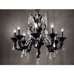 De Majo Tradizione 6099 classic Murano chandelier italian designer modern lamp
