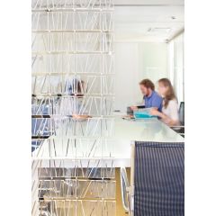 Lampada Tile Zero - tenda di vetro per ufficio design Fabbian scontata