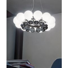 Vistosi 24 pearls suspension lamp italian designer modern lamp