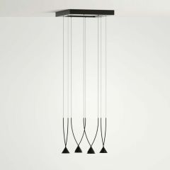 Lampe AxoLight Jewel suspension carrée - Lampe design moderne italien