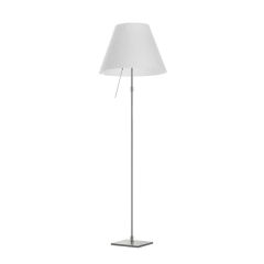 Luceplan Costanza floor lamp with switch and telescopic stem italian designer modern lamp