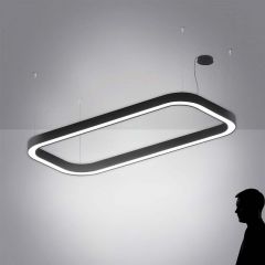 Lampada Shape rectangular pendant lamp design Team Italia scontata