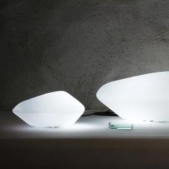 Lampe OLuce Stone of Glass lampe de table - Lampe design moderne italien