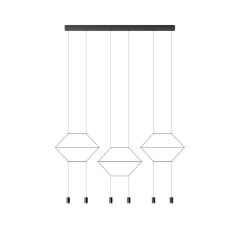 Vibia Wireflow linear hanging lamp italian designer modern lamp